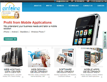 Tablet Screenshot of einfoline.com